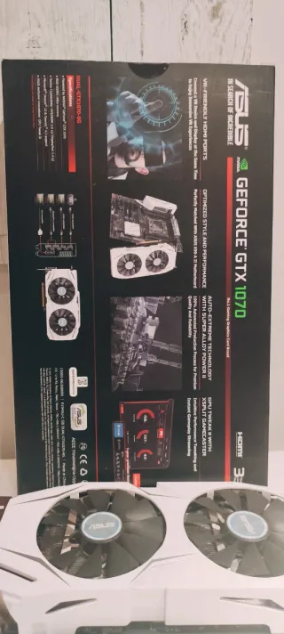 Tarjeta Gráfica GPU ASUS GTX 1070 8GB GDDR5