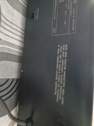 Platina Cassette Sanyo RD-W8300 Doble