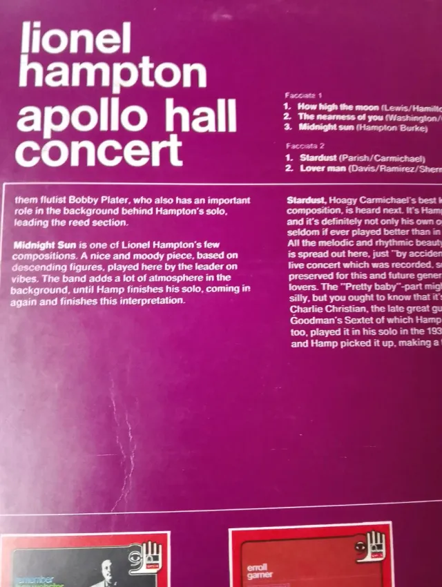 Lionel Hampton - Apollo Hall Concert