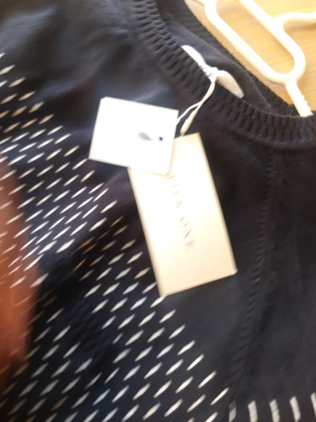 Jersey hombre azul y blanco