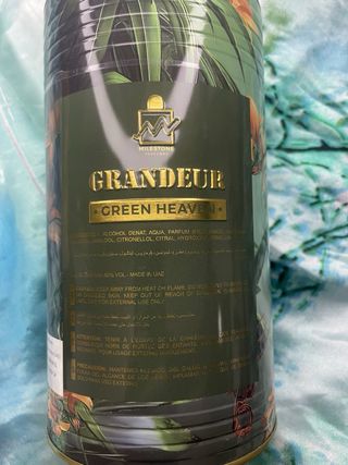Grandeur Eau de Parfum Milestone Green Heaven100ml