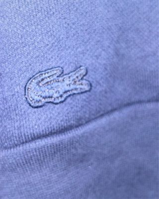 Sudadera Lacoste azul con logo