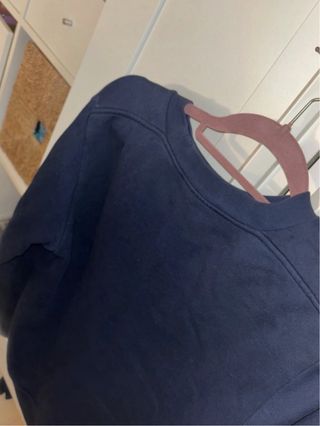 Sudadera Lacoste azul con logo