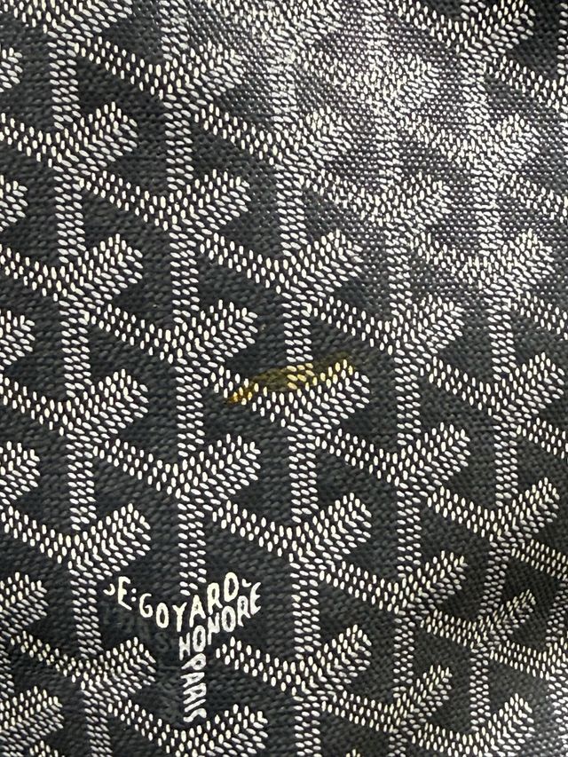 Bolso shopper gris estilo Goyard