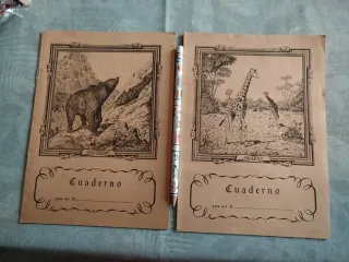 Cuadernos Vintage Oso y Jirafas + Lápiz