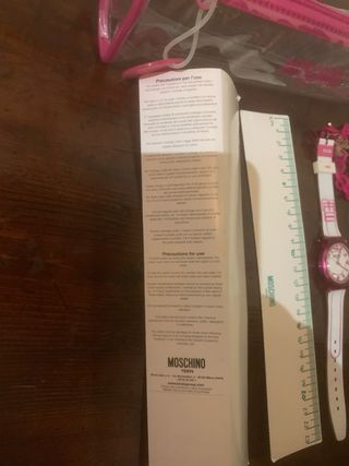 Set Orologio Moschino Teen Nuovo