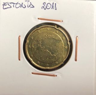Serie incompleta de Monedas de Estonia 2011