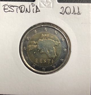 Serie incompleta de Monedas de Estonia 2011