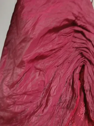 Gonnellone Raso e Merletto Rosso