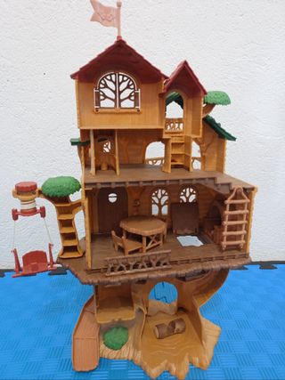 Famiglie Sylvanian Casa sull'Albero e Capanna