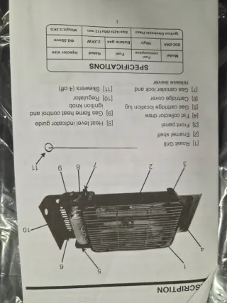 Barbecue a gas portatile