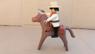 Playmobil antiguo vaquero a caballo