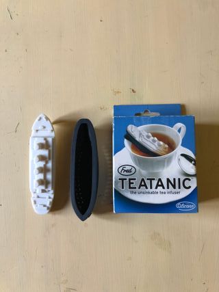 TeaTanic Infusore da tè a forma di Titanic | nuovo