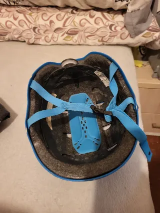 Casco bici niño 55-69 cm azul