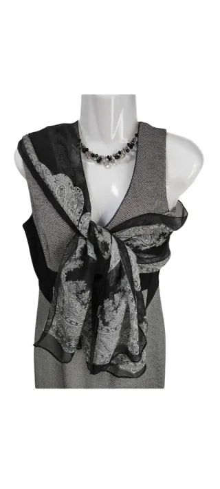 Abito invernale donna nero/grigio