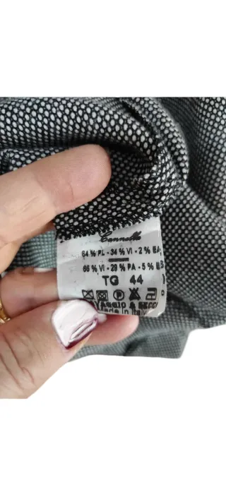 Abito invernale donna nero/grigio