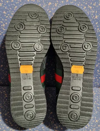 Zapatilla Deportiva Gucci Ace Holograma Web Piel.