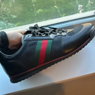 Zapatilla Deportiva Gucci Ace Holograma Web Piel.