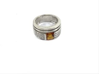 anillo oro 18k con piedra
