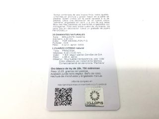 anillo oro 18k con piedra