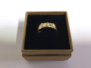 anillo oro 18k con piedra