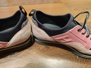 Zapatillas Hogan Mujer Beige y Rosa