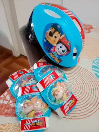 Bici 14" Patrulla Canina + accesorios de seguridad