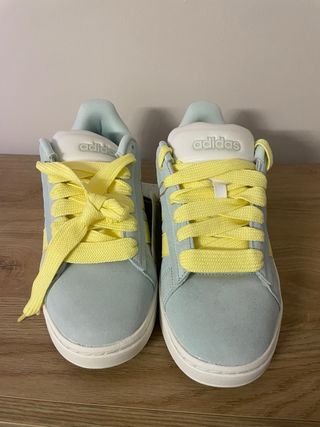 Adidas Scarpe Donna Blu/Giallo Tg 40