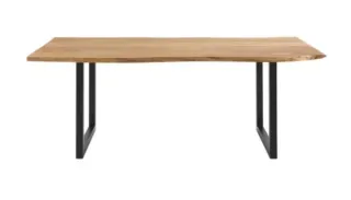 Mesa Comedor Acacia y Metal 8 Personas