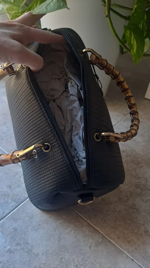 Bolso de mano Cortefiel negro