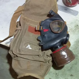 Zainetto con Maschera Antigas Aeronautica Militare