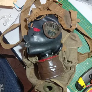 Zainetto con Maschera Antigas Aeronautica Militare