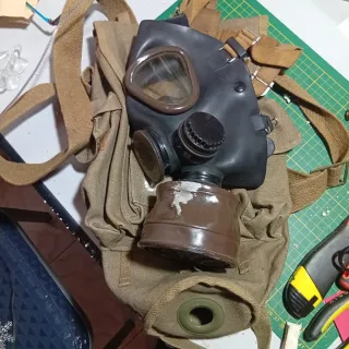 Zainetto con Maschera Antigas Aeronautica Militare