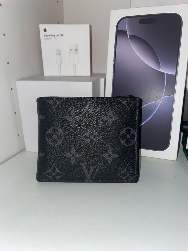 Cartera Louis Vuitton Negra Cuero