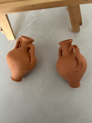 Cantarera y cántaros miniatura