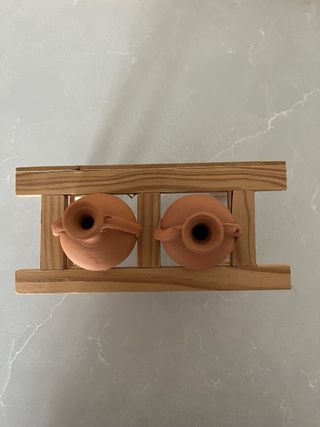 Cantarera y cántaros miniatura