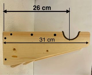 Soporte madera bicicleta