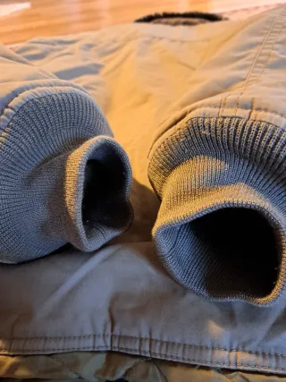 Cazadora piloto Schott Beige Negra Talla L