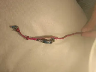 Reloj Fossil Correa Rosa y Esfera Plateada