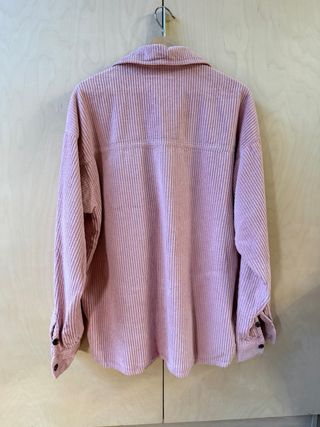 Camisa de pana, rosa, talla S