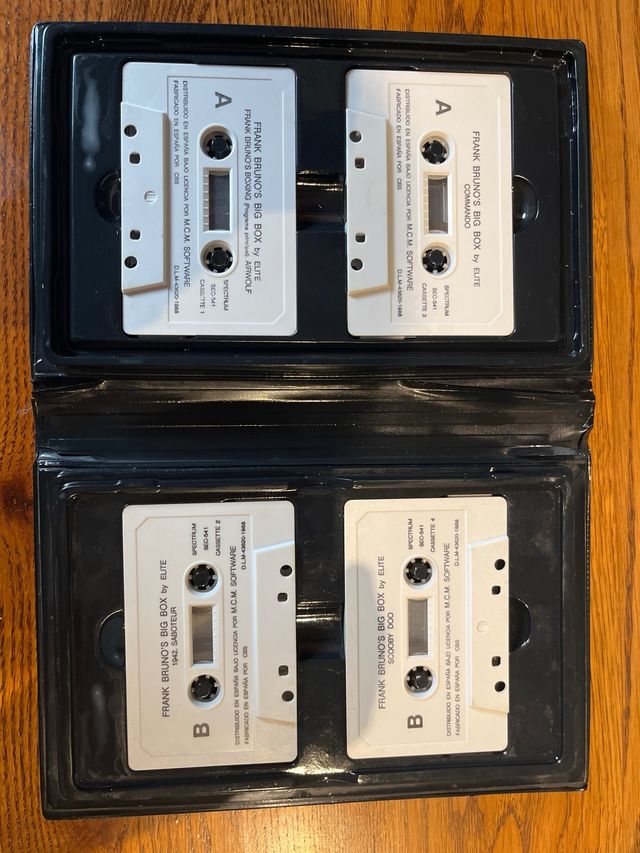 Jogos Spectrum Big Box 4 Cassetes