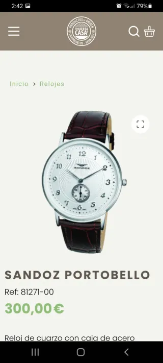 Reloj Sandoz Portobello