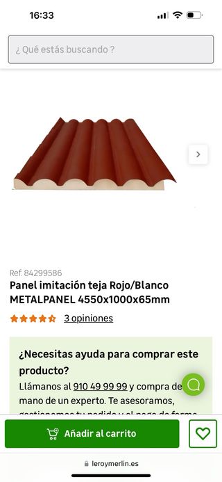 Panel sándwich nuevo