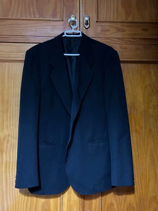 Chaqueta de vestir negra