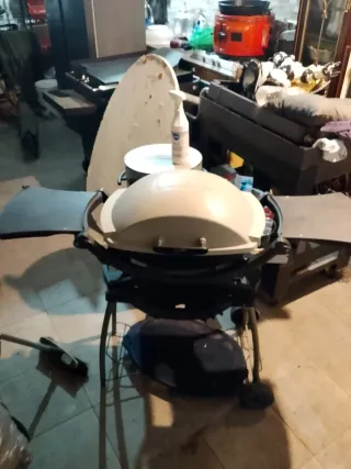 Barbacoa a gas Weber Butano Nero/Rosso