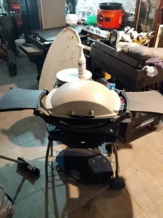 Barbacoa a gas Weber Butano Nero/Rosso