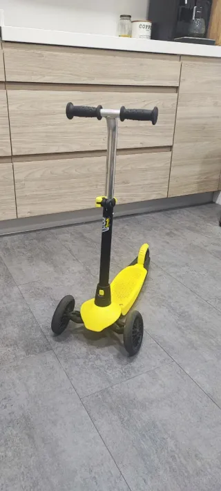 Patinete Oxelo B1 3 Ruedas Amarillo