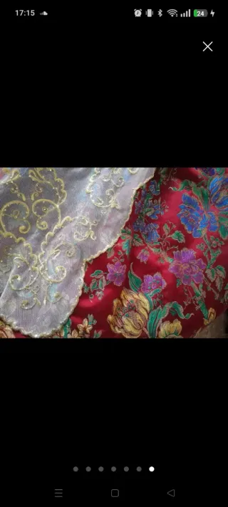 Traje de Fallera Rojo niña 6-10 años