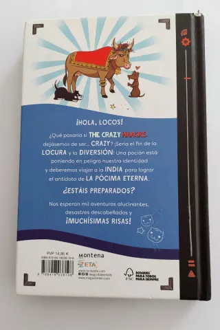 LOTE 3 LIBROS CRAZY HAACKS COMO NUEVOS