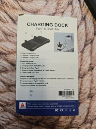 Base de carga Mandos PS5
